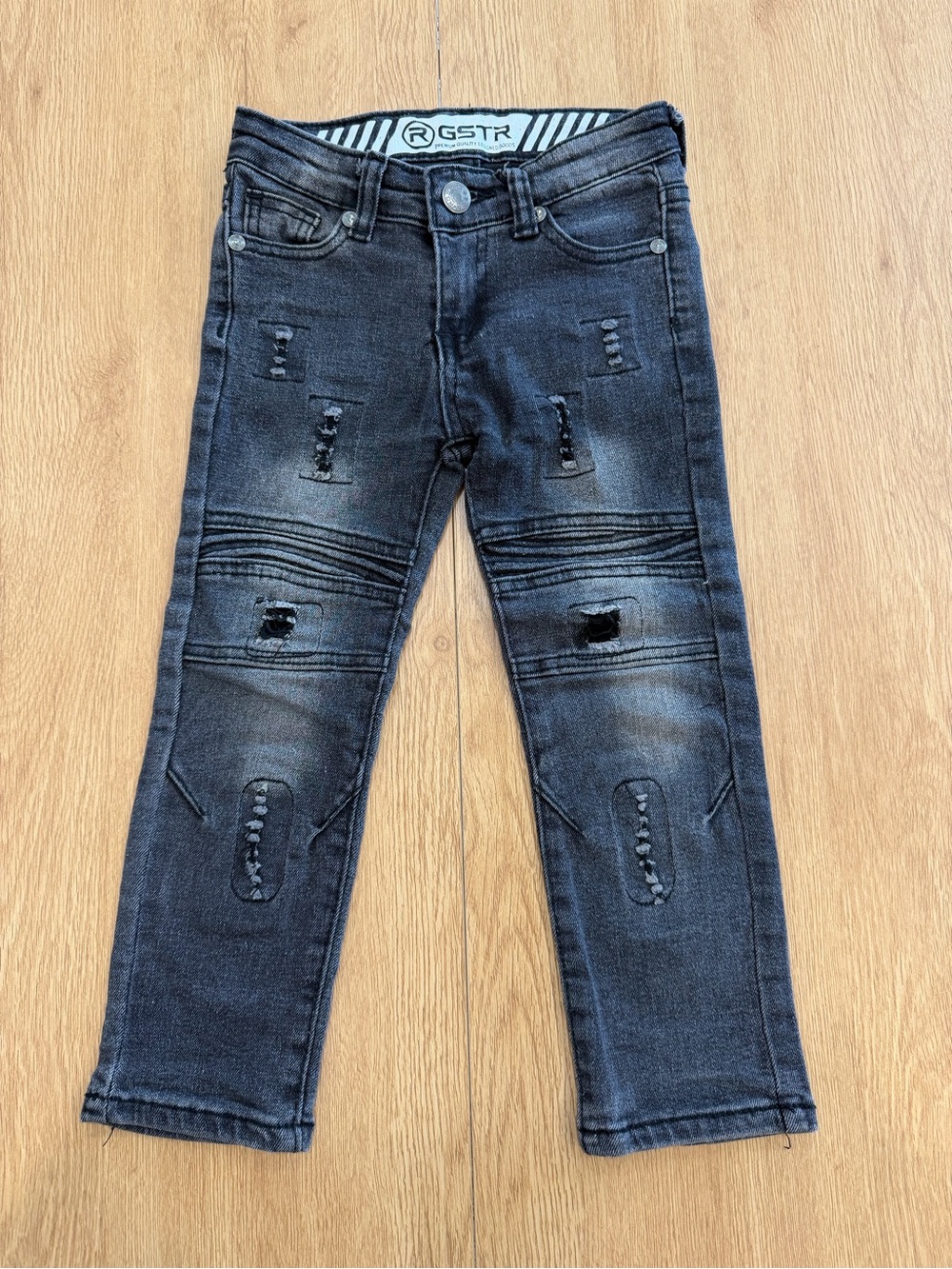 G-STAR Inspired Kids Black Distressed Denim Jeans